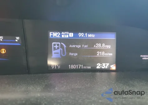 2012 Honda Civic Ex z USA, uszkodzony, nr VIN 19XFB2F87CE315435